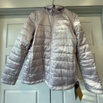 The North Face Iridescent Pink Puffer Jacket Photo 0