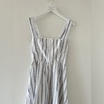 Reformation Tagliatelle Stripe Linen Dress Photo 6