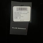 Club Monaco High-Rise Velvet Trousers Size 4 Black Luxe Holiday Party Pants ✔️ Photo 5