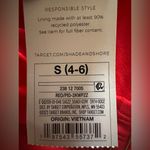 Shade & Shore  Red Tank Bikini Top S NWT Photo 3