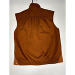 Corduroy Vest Women's Small brown Vintage‎ Snap Zip Sleeveless Cotton Photo 9