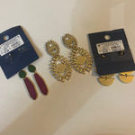 Universal Threads Universal Thread Multicolor Beaded and Geometric Earrings Set Photo 4