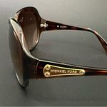 Michael Kors MICHAEL  Brown Tortoise Gradient Oversized Sunglasses Photo 5