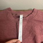 Lululemon  Textured Crewneck Pullover Spiced Chai Cropped Size 2 NWT Photo 4