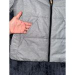 Lucy Womens Gray Full Zip Stand Collar Pocket Insulated Jacket Size M Size M Photo 2