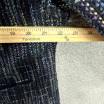 Sag Harbor Blazer Womens 18 Blue Tweed Snap Button 3D Rose Pin Career Office Photo 4