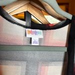 LuLaRoe NWT Caroline Cardigan Black Orange White Plaid Hacci Size Large Photo 1