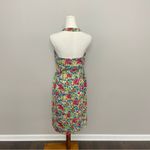Anthropologie  Girl From Savoy Dress Halter Strapless Floral Garden Party Retro Photo 6