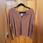 Jockey waffle knit sweater Brown Size XL Photo 1
