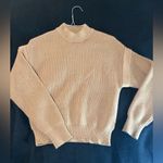 FOR THE REPUBLIC  Tan Long Sleeve Knit Top Photo 0