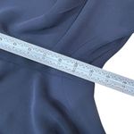 J Crew Full Length Pants Women's Size 8 Navy Blue Straight Leg High Rise Stretch Photo 4