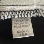 Nasty Gal Asymmetrical Snap Front Skirt Faux Wrap Black White Sz Medium Side Zip Photo 6