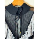 HAH Hot As Hell Bodysuit Women Small Black White Polka Dot Heavy Knecking NWT Photo 8