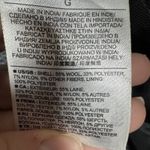 Banana Republic  Gray Peacoat Shell Wool Blend Jacket Women's Coat Size Large Zip Photo 8