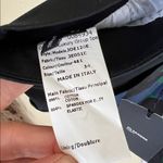 Jil Sander NWF  navy and black geometric mini lined skirt Photo 9