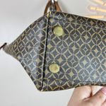 Fossil  Sydney Purse Brown Coated Canvas Signature Large Shoulder Tote Bag Photo 4