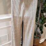 SheIn 2 Piece Halter Top & Pants Set Womens 6 Wide Leg Rib Knit Asymmetrical Hem Photo 13