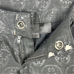 THOMAS WYLDE Black Metallic Skull Graphic Pants, Size 0 Photo 13