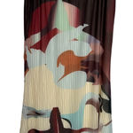 Source Unknown Women's Sheer Abstract Midi  Ruffle Bottom Skirt, Size M, NWOT Photo 0