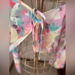 Princess Polly  sheer long sleeve split front crop top size 6 Photo 5