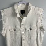 joe's jeans Joes Silvia Sleeveless Cropped Denim Jumpsuit size large Photo 3