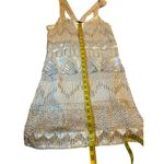 French Connection  Champagne Beaded Dress - Size 6 Photo 8