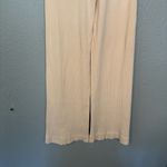 & Other Stories & Other Stories Women Cream Ribbed Flare Elastic Waist Pants XS Preppy Stretch Photo 8