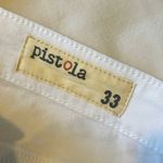 Pistola NWT  Jackie Distressed Released Hem Skinny Jeans in White Women's Size 33 Photo 5