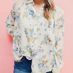 Free People  Hold On To Me Floral Blouse Photo 0