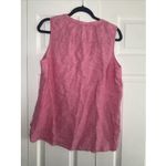 Tommy Bahama  Womens Small Pink Linen Sleeveless Top Photo 4