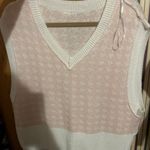 H&M Pink Checkered Vest Photo 0