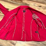 American Eagle Dark Pink Long Sleeve Button Up Blazer Size Medium Y2K 90s Photo 6