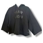  Women's VRCT Cropped Pullover Hoodie, Black Size XL NWT Team Adidas Photo 7