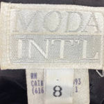 Moda Vintage 80s 90s Fitted Lace Mini Dress Long Sleeve Black Intl Womens 8 Photo 9