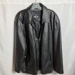 Beverly Hills Leather Club Black Genuine Leather Jacket Men’s 2XL Zip Front Size undefined Photo 1