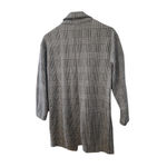fab'rik  Open Front Row Gilmore Plaid Coat , Gray, S Photo 2