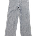 J.Crew  blue Striped white straight leg jean like pants Photo 0