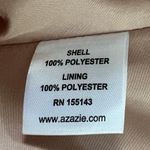 Azazie NWT Fifi Sand A-Line Chiffon Convertible Bridesmaid Dress Photo 6