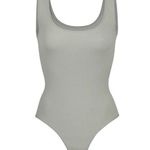 SKIMS Sea Haze Green Stretch Rib Scoop Neck Tank Bodysuit - L/XL Photo 1