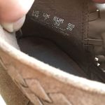 Fergie Willow Brown Boho Weaved Point Toe Ankle Boots Size 9 Photo 7