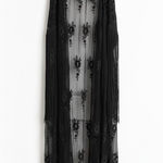 YOU ARE NOT ALONE Black Lace Fringe Maxi Kimono Vest Duster Boho Size undefined Photo 0