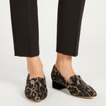 Alex Marie NEW   rhinestone leopard print loafers.size 6.5 Photo 0