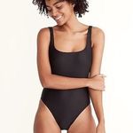 Madewell Second Wave Square-Neck Tank One-Piece Swimsuit 355 Photo 0