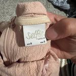 Selfie Leslie  STRAPLESS WIDE LEG JUMPSUIT NUDE PINK Small Photo 8