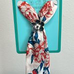 Piper  K | Floral Scarf w/ Brooch Photo 0