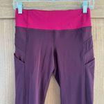 Lululemon  Illumina Crop Bordeaux Drama / Bumble Berry size 4 W6C62S​​ Photo 4
