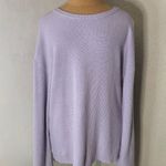 The Drop Purple Crewneck Pullover Long Sleeve Sweater M NEW Pastel Casual Comfy Size M Photo 0