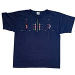 Cactus California vintage 90s kokopelli southwestern shirt womens large usa Blue Photo 0