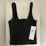 Alo Yoga  NWT Softsculpt Precision Tank Top in Black Size S Photo 4