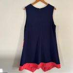Hutch  Anthropologie Blue Pink Textured Shift Mini Dress Size 1X Photo 3